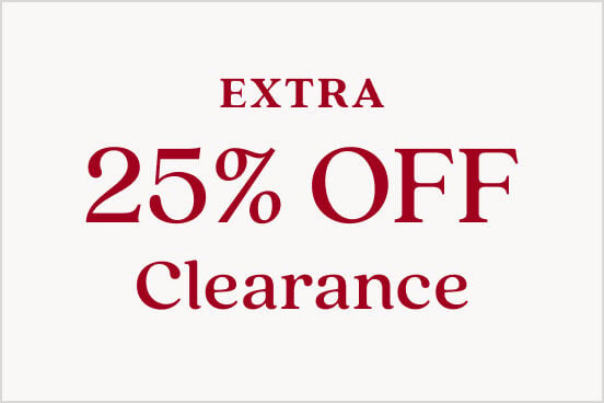 Extra 25% off Clearance